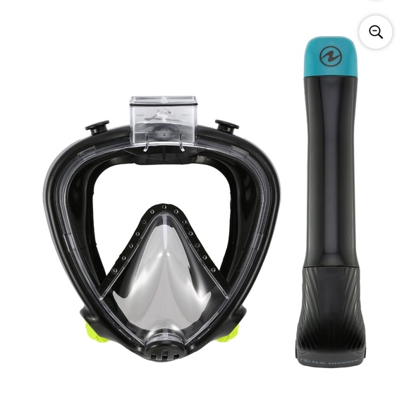 U.S. Divers Dryview Full Face Snorkeling Mask for Adults - Medium - Picture 2 of 9